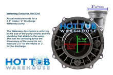 Load image into Gallery viewer, Waterway Executive 3 HP 2 Speed 2 1/2" Intake 48 Frame 230 Volt Pump 3421221-13